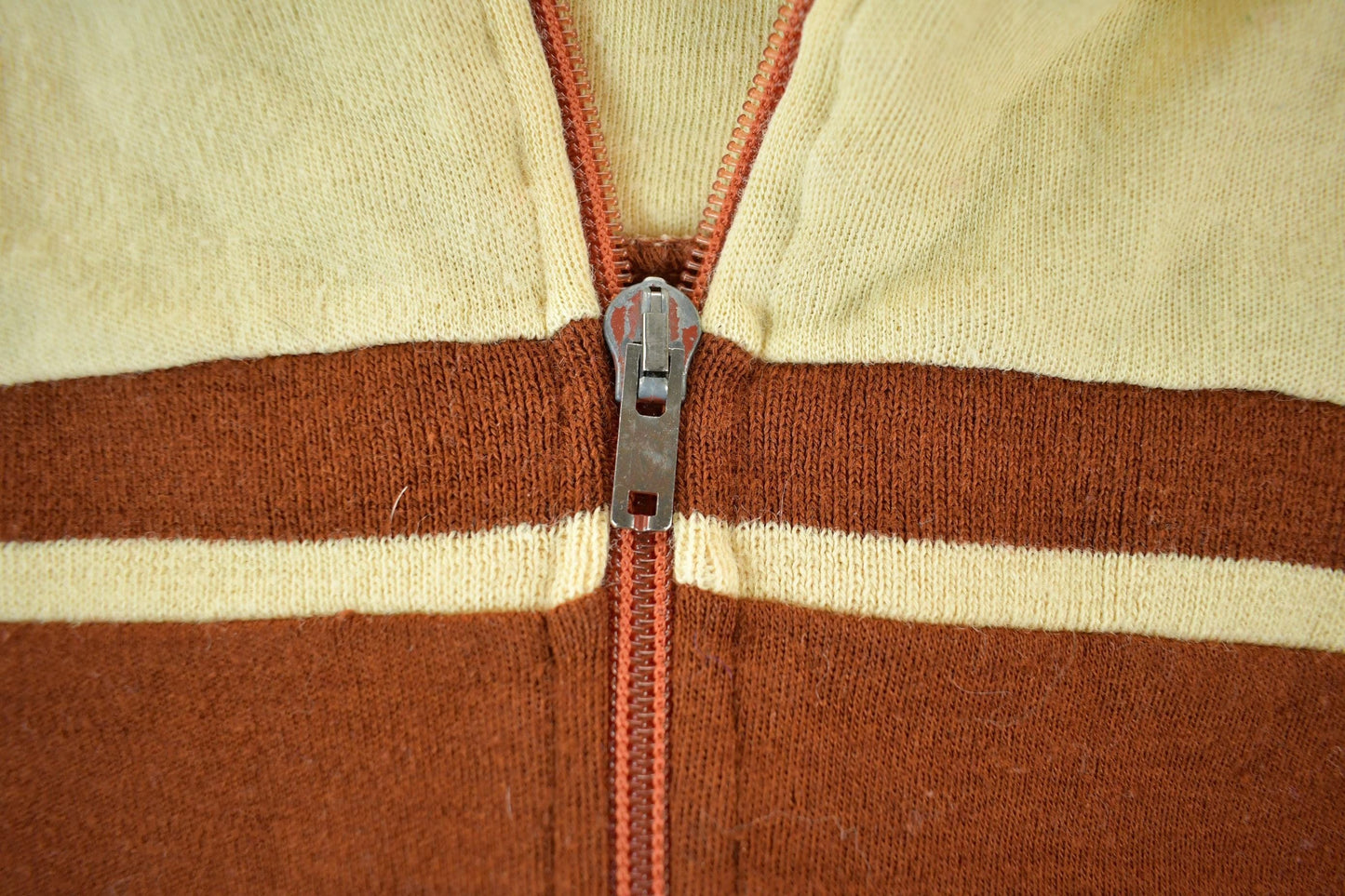 Vintage 1970s 1980s Windbreaker Velour Jacket Zip Up Sweatshirt Men's Small from propervintagecanada