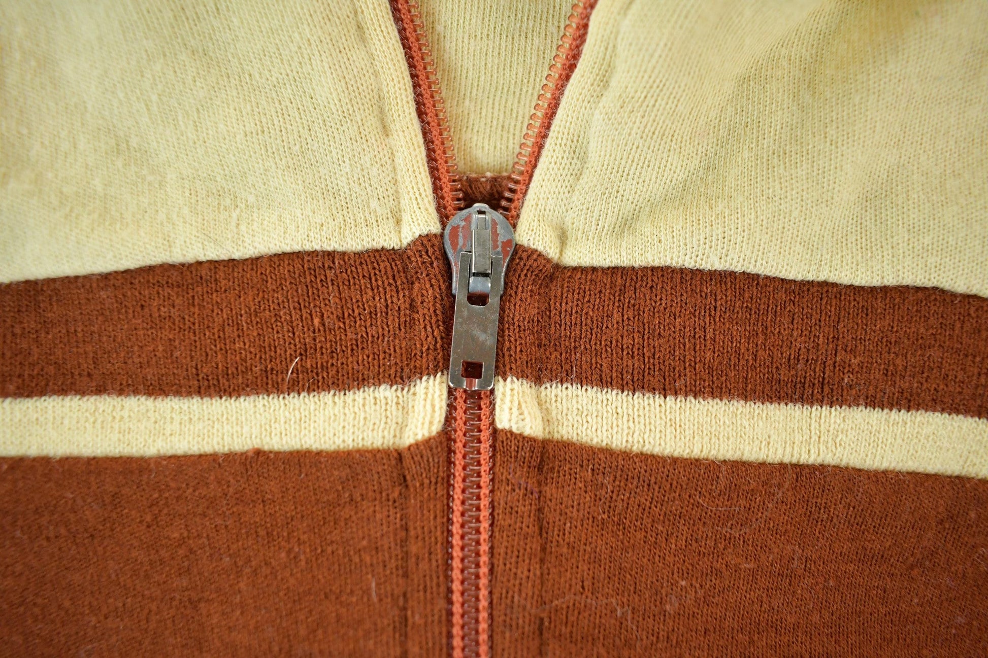 Vintage 1970s 1980s Windbreaker Velour Jacket Zip Up Sweatshirt Men's Small from propervintagecanada