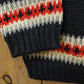Vintage 1970s A.S Evebofos Nordic Wool Knit Clasped Cardigan Sweater Men's XL from propervintagecanada