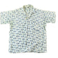 Vintage 1970s Abstract Dots Button Up Shirt Men's Large from propervintagecanada