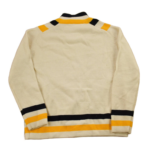 Vintage 1970s Acrylic Knitted Mockneck Sweater Men's Small from propervintagecanada