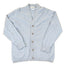 Vintage 1970s Alan Paine Knit Cardigan Lambswool Sweater Men&