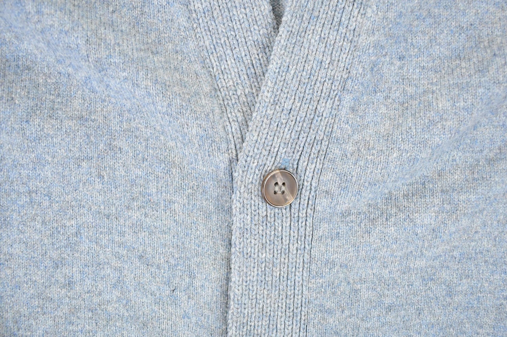 Vintage 1970s Alan Paine Knit Cardigan Lambswool Sweater Men's M from propervintagecanada