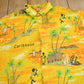 Vintage 1970s All Over Print Caribbean Theme Button Up Shirt Men's XL from propervintagecanada