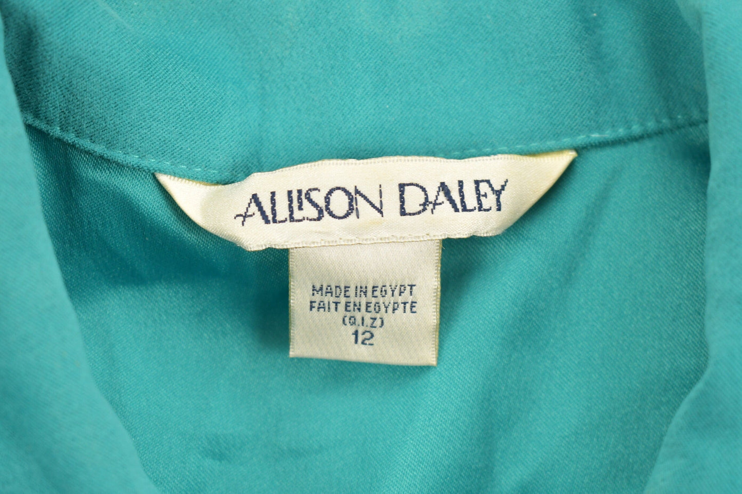 Vintage 1970s Allison Daley Blank Button Up Shirt Men's Medium from propervintagecanada