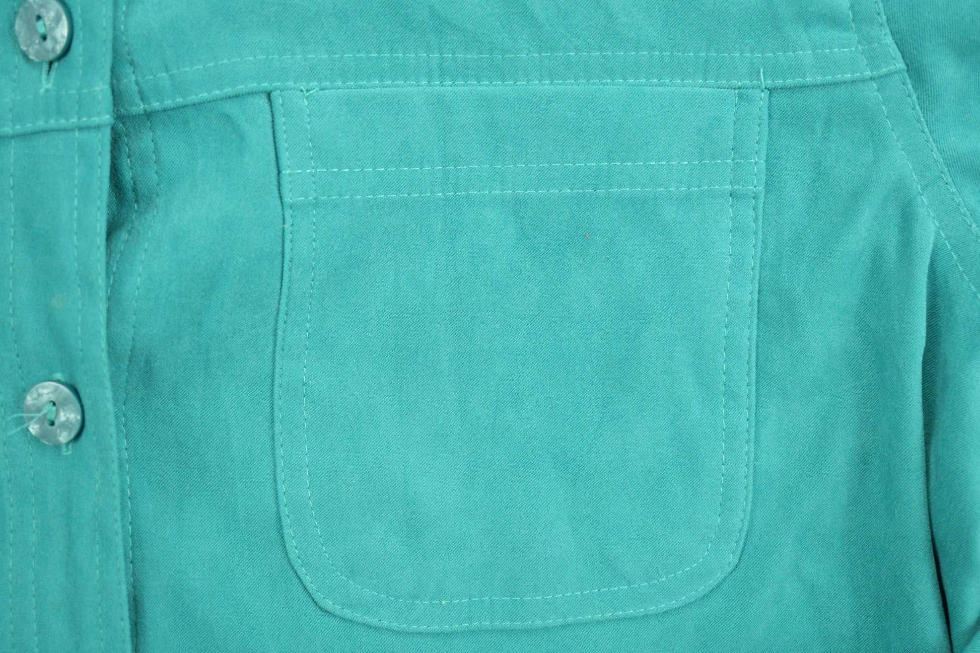 Vintage 1970s Allison Daley Blank Button Up Shirt Men's Medium from propervintagecanada