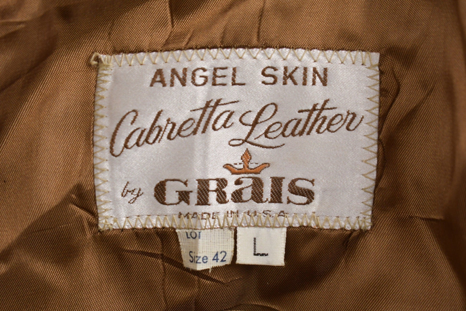 Vintage 1970s Angel Skin Cabretta Leather Full Length Coat Men's Large from propervintagecanada