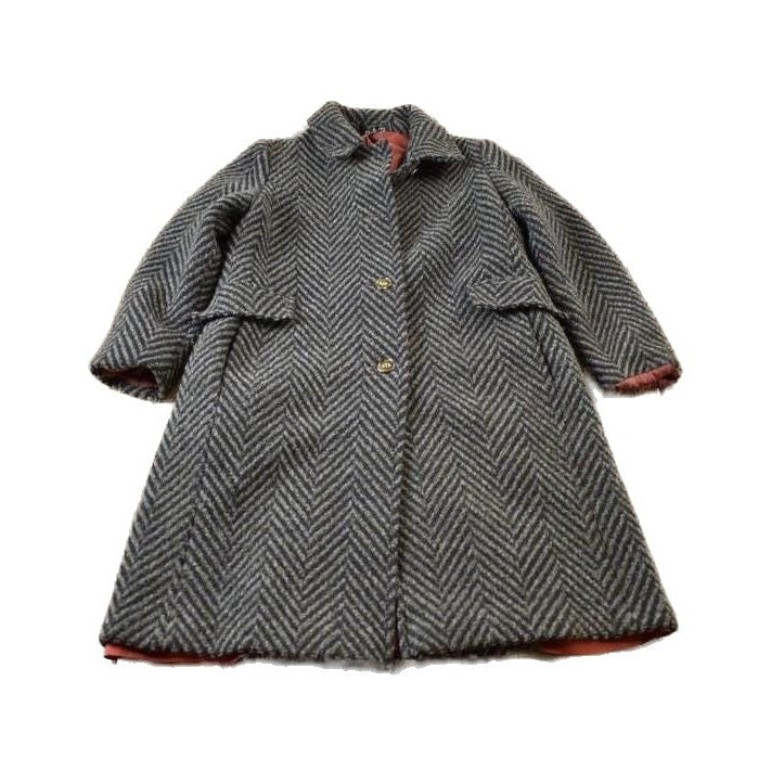 Vintage 1970s Arlette 100% Wool Button Up Over Coat Made In USA Men's Large from propervintagecanada