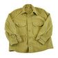 Vintage 1970s Army Green Button Up Jacket Shirt Men's M from propervintagecanada