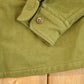 Vintage 1970s Army Green Button Up Jacket Shirt Men's M from propervintagecanada