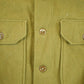 Vintage 1970s Army Green Button Up Jacket Shirt Men's M from propervintagecanada