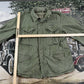 Vintage 1970s Army Military Button Up Jacket Men's Small from propervintagecanada