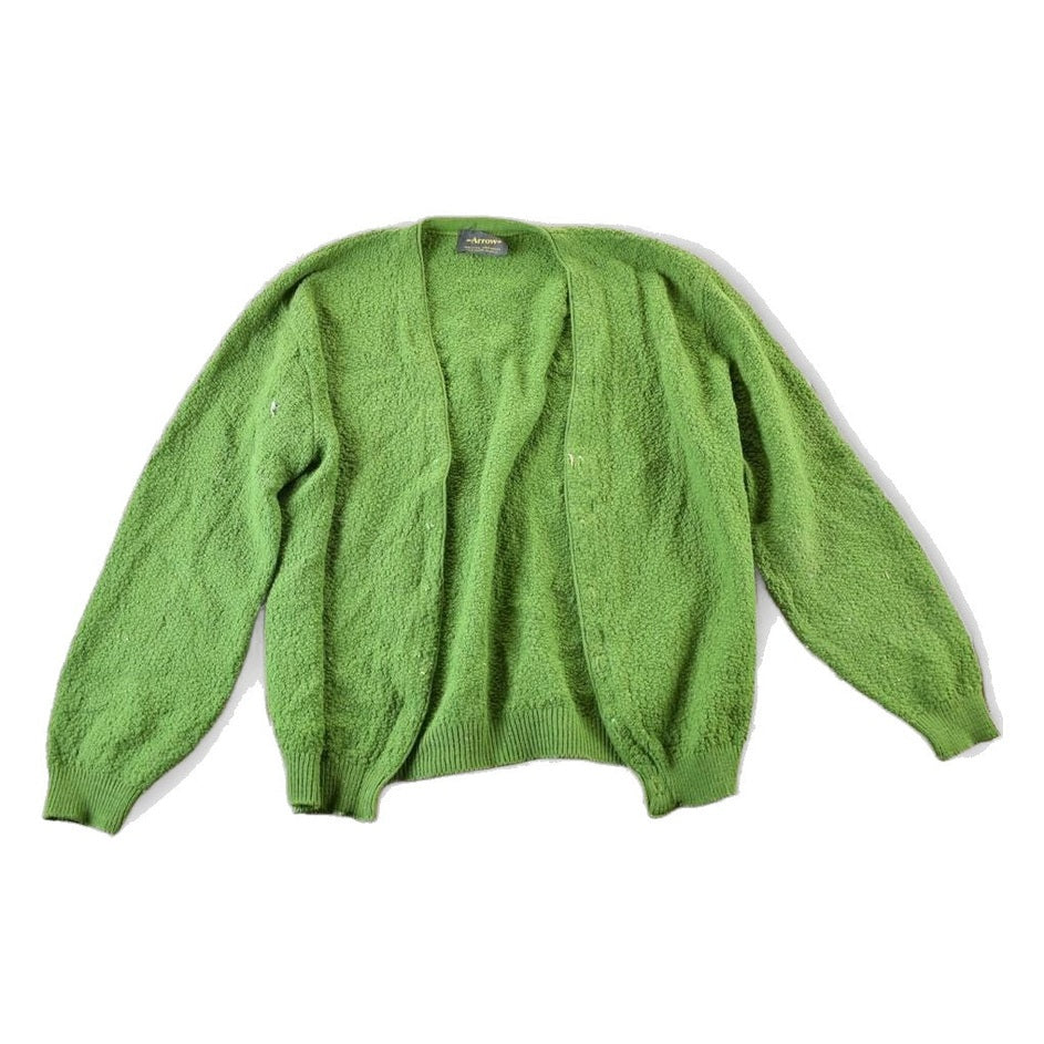 Vintage 1970s Arrow Kurt Cobain Cardigan Knit Sweater Women's S from propervintagecanada