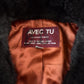 Vintage 1970s Avec Tu Genuine Fabric Fur Coat Women's L from propervintagecanada
