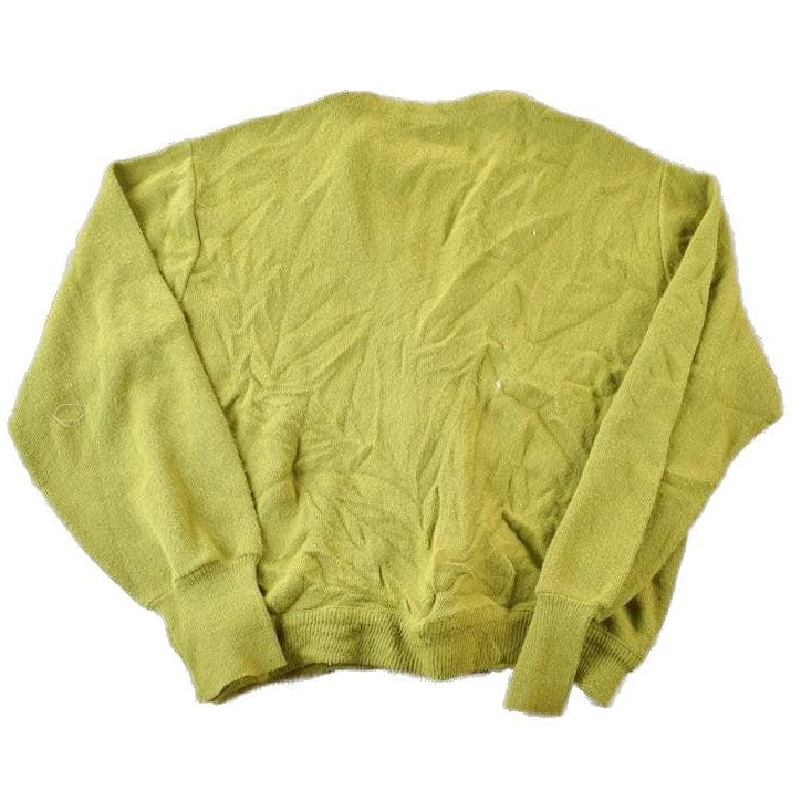 Vintage 1970s Beeline Knit Perfect Mild Distress Cardigan Sweater Women's M from propervintagecanada