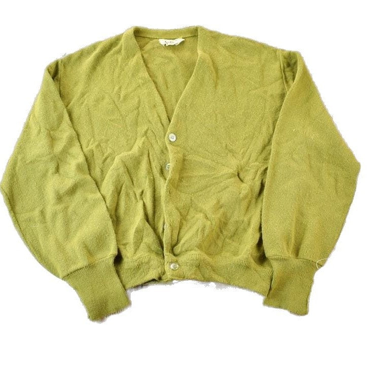 Vintage 1970s Beeline Knit Perfect Mild Distress Cardigan Sweater Women's M from propervintagecanada