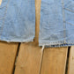 Vintage 1970s Bell Bottom Baggy Denim Jeans Men's 33 x 30 from propervintagecanada