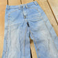 Vintage 1970s Bell Bottom Baggy Denim Jeans Men's 33 x 30 from propervintagecanada