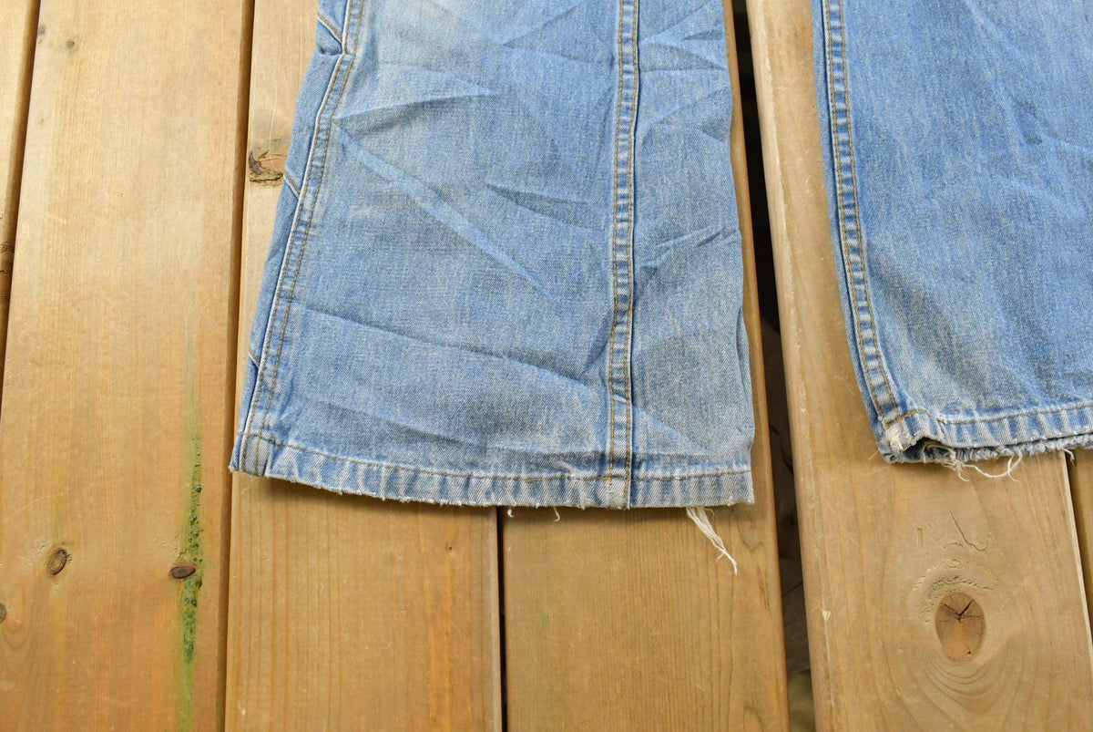 Vintage 1970s Bell Bottom Baggy Denim Jeans Men's 33 x 30 from propervintagecanada
