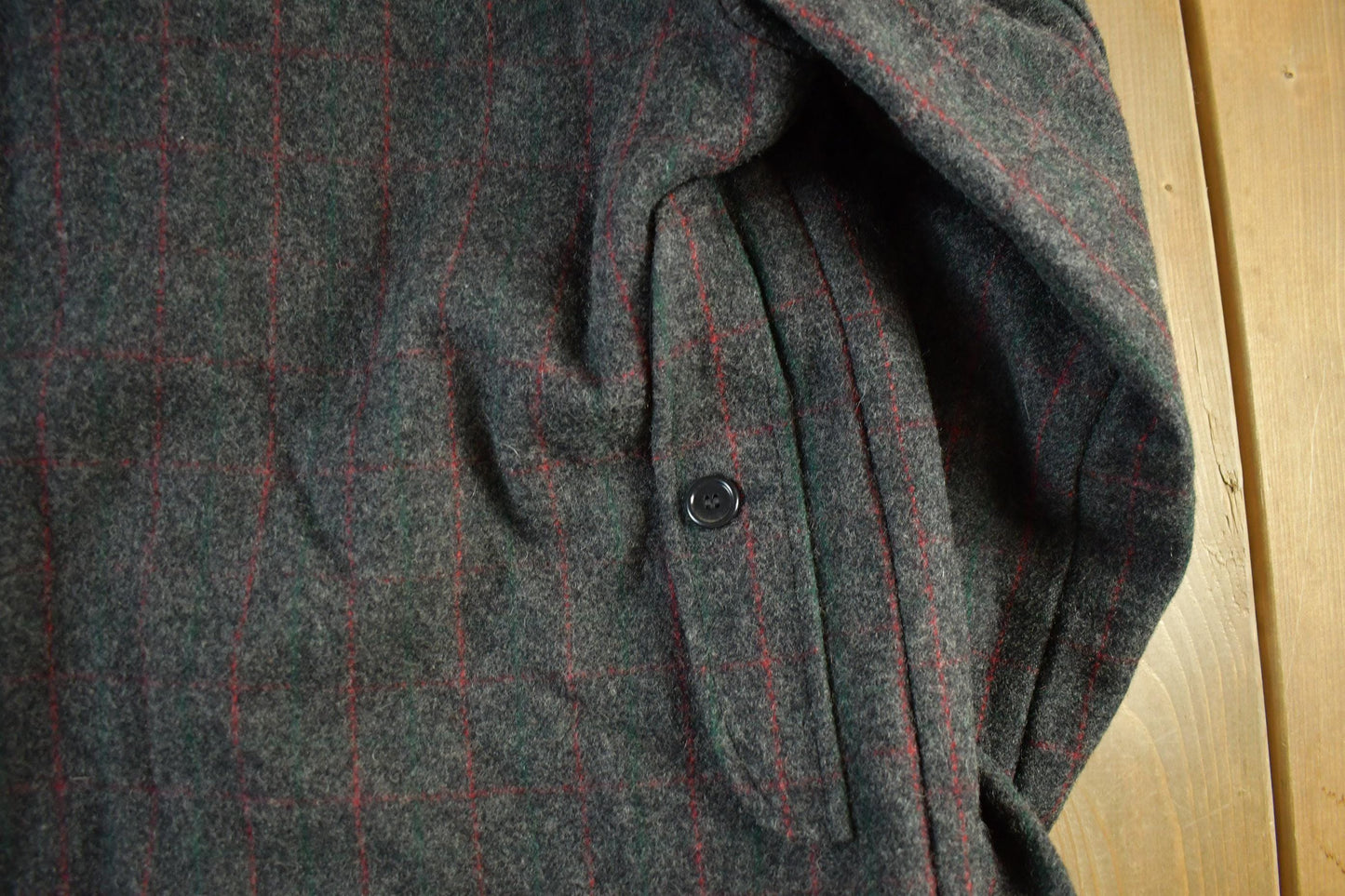 Vintage 1970s Bemidji Woolen Mills Sherpa Lined Wool Jacket Men's XL from propervintagecanada