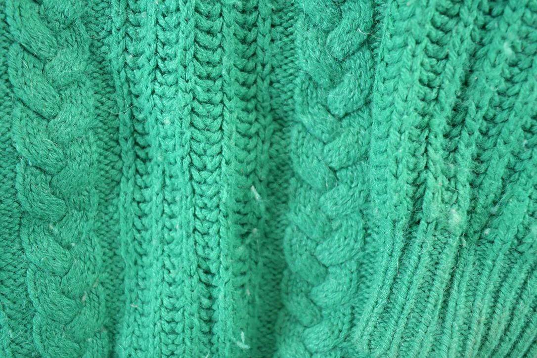 Vintage 1970s Benetton Wool Cable Knit Sweater Womens M-L from propervintagecanada