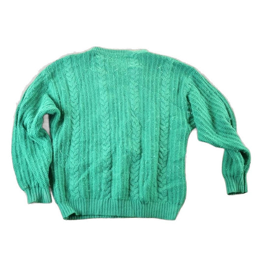 Vintage 1970s Benetton Wool Cable Knit Sweater Womens M-L from propervintagecanada