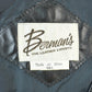 Vintage 1970s Berman's Black Leather Vest Men's Large from propervintagecanada