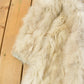 Vintage 1970s Beth Glaser Embroidered Full Length White Fox Fur Coat Women's Large from propervintagecanada