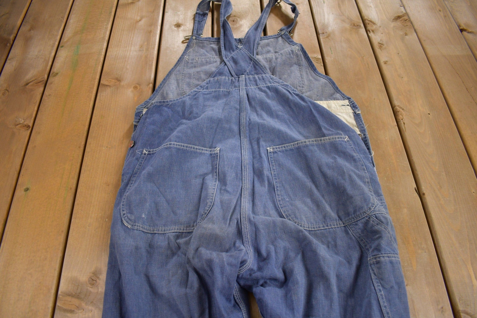 Vintage 1970s Big B Brotherhood Denim Overalls Men's M from propervintagecanada