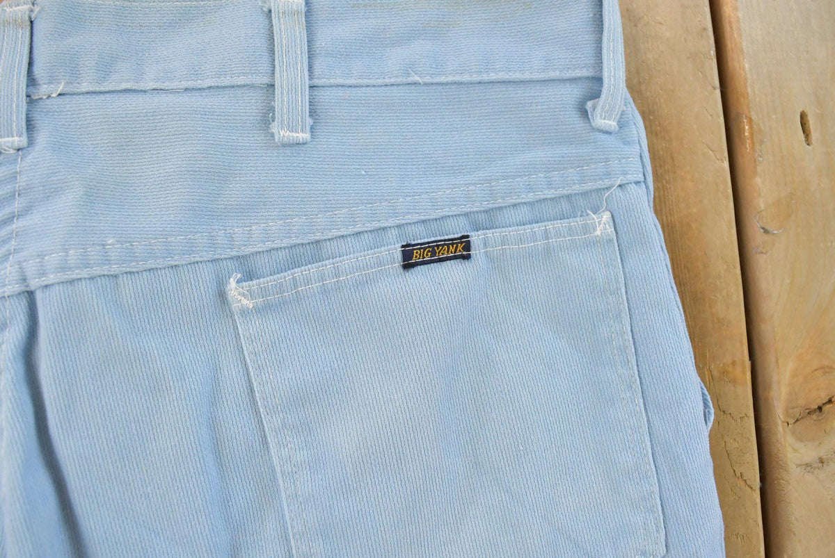 Vintage 1970s Big Yank Flare Denim Blue Jeans Men's 36 x 27 from propervintagecanada