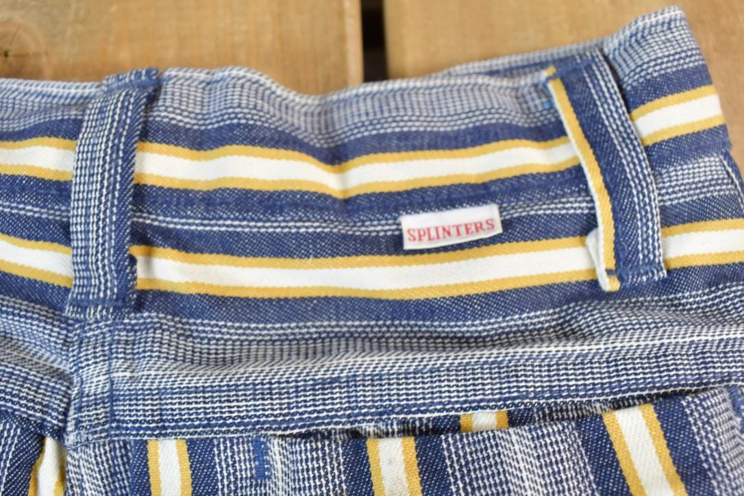 Vintage 1970s Billy The Kid Striped Pants Youth 22 x 22 from propervintagecanada