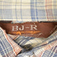Vintage 1970s BJ - R Southwestern Plaid Button Up Shirt Men's Large from propervintagecanada