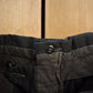 Vintage 1970s Black Wool Trousers Size 26x27 from propervintagecanada