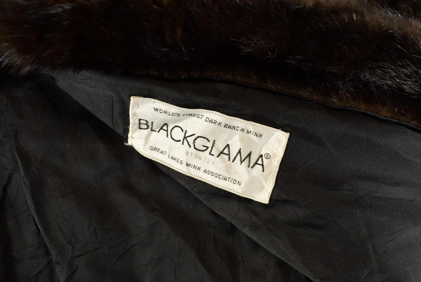 Vintage 1970s Blackglama Full Length Black Mink Fur Coat Adult M Men's Medium from propervintagecanada