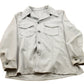 Vintage 1970s Blank Grey Button Up Shirt Men's S from propervintagecanada