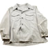 Vintage 1970s Blank Grey Button Up Shirt Men&
