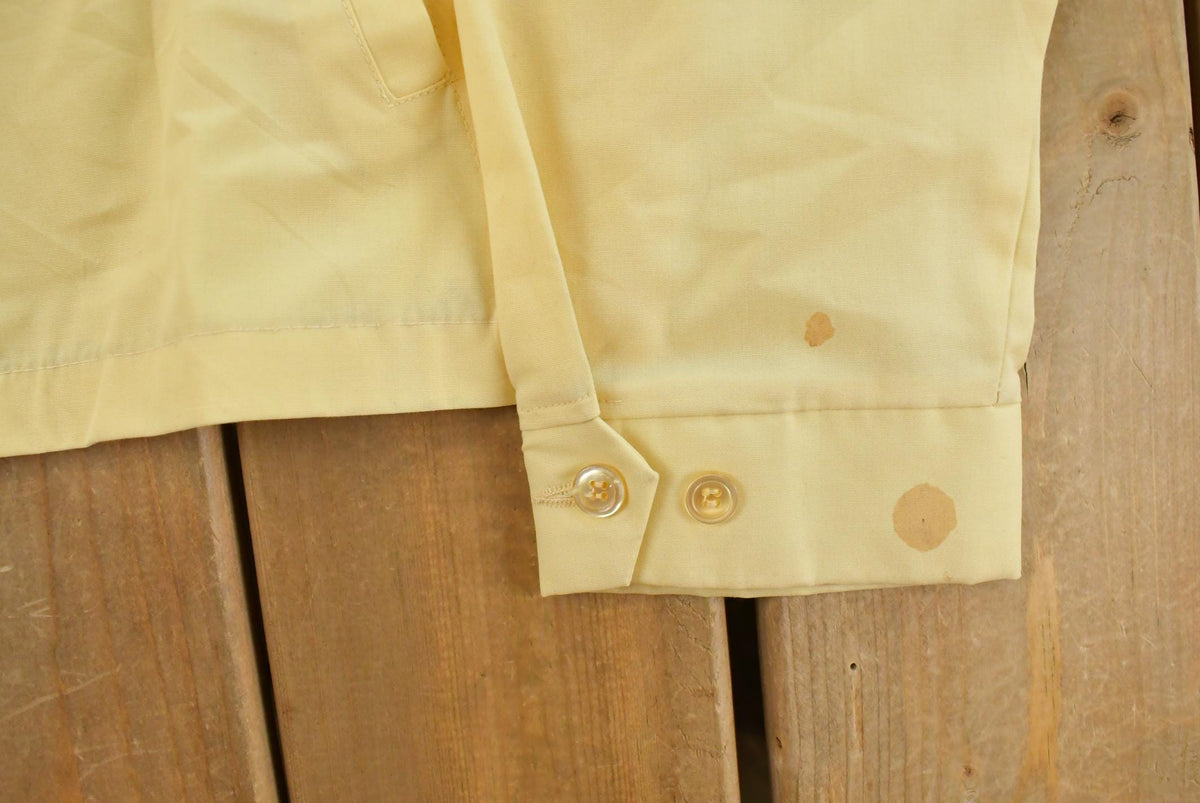 Vintage 1970s Blank Harrington Windbreaker Jacket Men's Large from propervintagecanada
