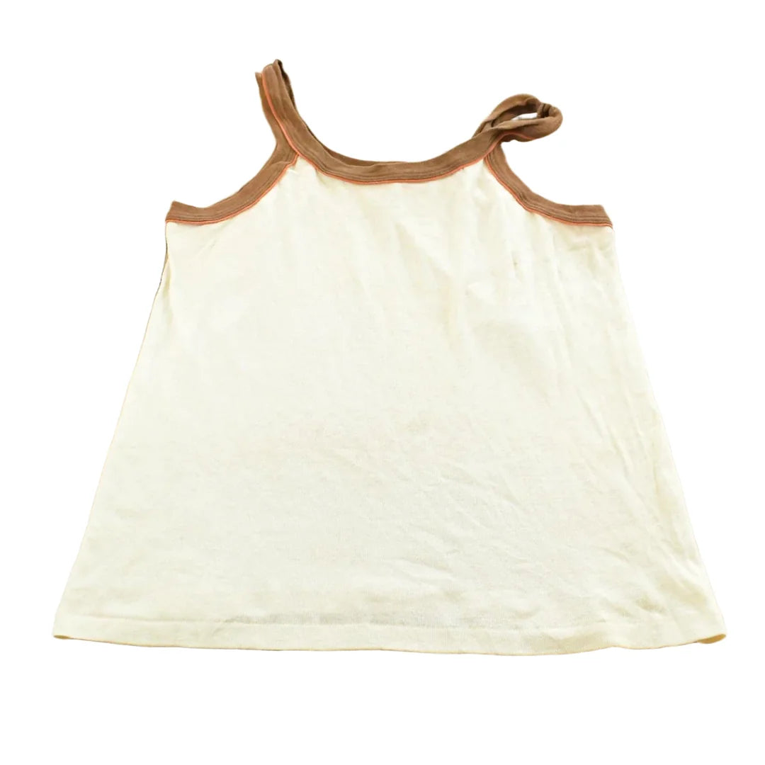 Vintage 1970s Blank Tank Top Mens M from propervintagecanada
