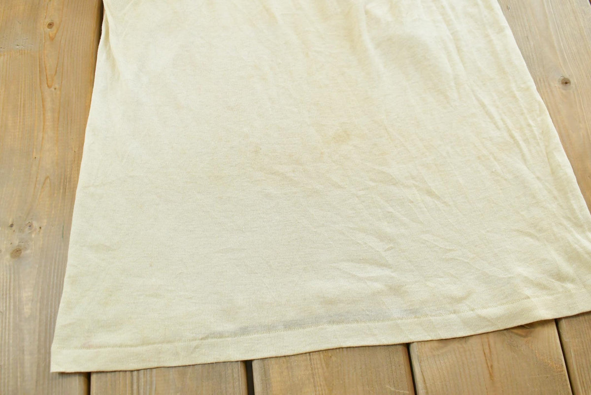 Vintage 1970s Blank Tank Top Mens M from propervintagecanada