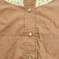Vintage 1970s Blank Western Style Button Up Shirt Men's Medium from propervintagecanada