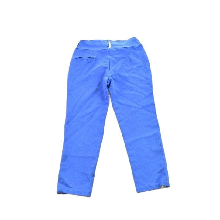 Vintage 1970s Blue Wool Trousers Size 32x25 from propervintagecanada