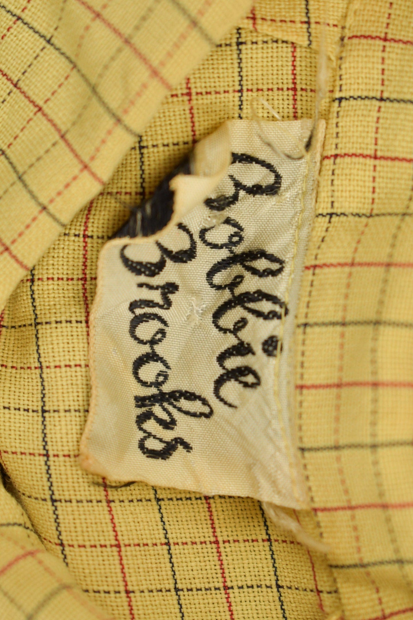 Vintage 1970s Bobbie Brooks Striped Yellow Button Up Shirt Men's XS from propervintagecanada