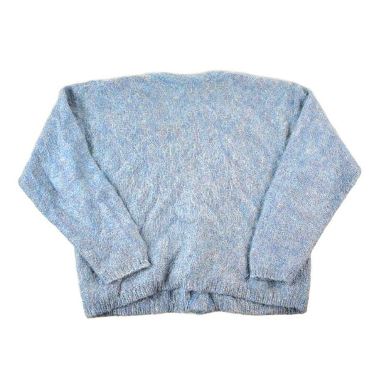 Vintage 1970s Boundary Waters Mohair Cable Knit Cardigan Sweater Mens M from propervintagecanada