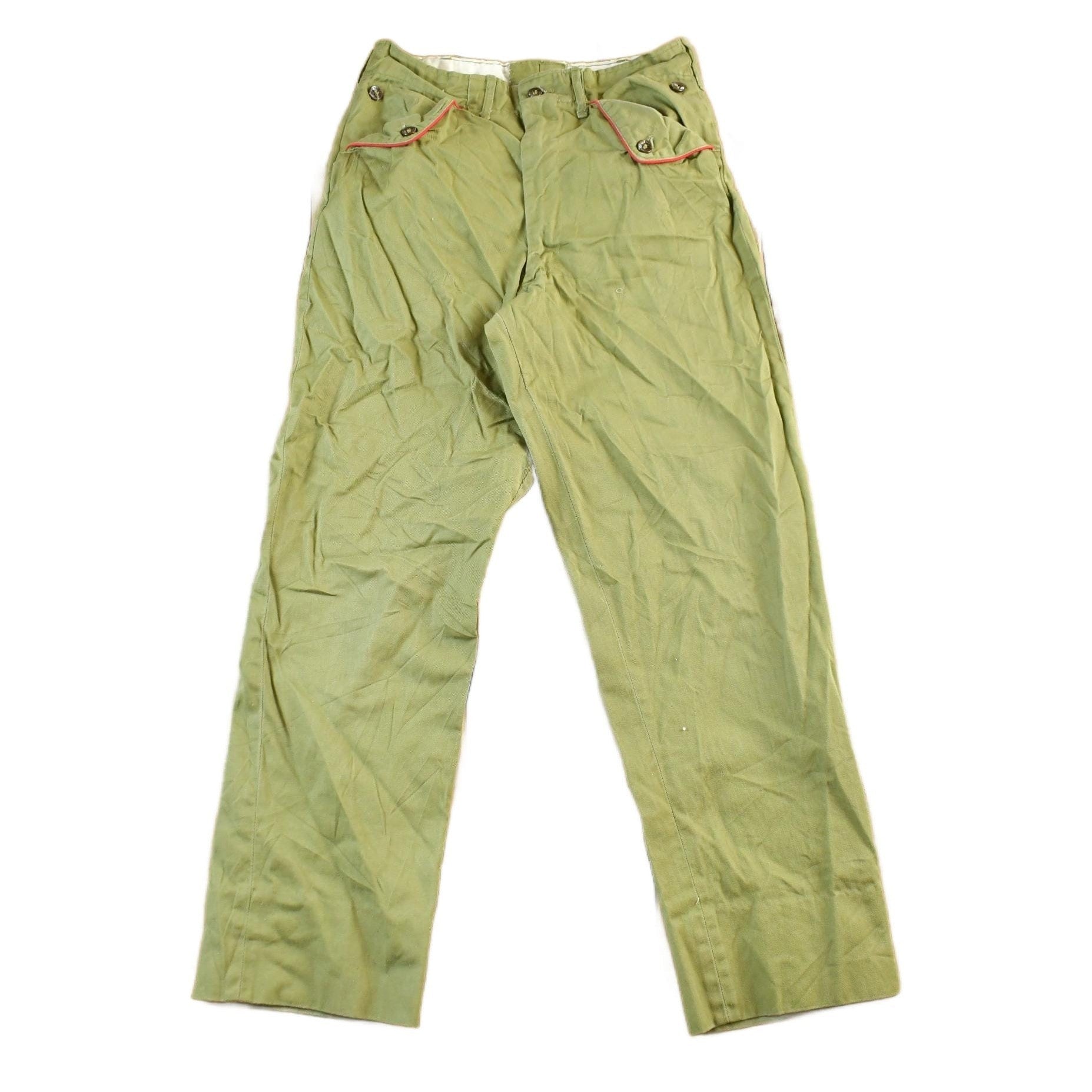 Vintage 1970s Boy Scouts Pants Youth Large 25 x 25 from propervintagecanada