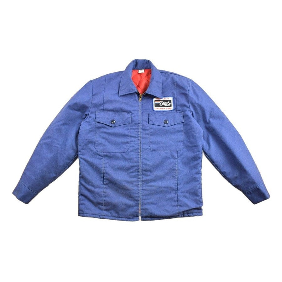 Vintage 1970s Break Time Patch Thermal Lined Jacket Men's Medium from propervintagecanada