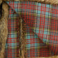 Vintage 1970s Brown Racoon Fur Plaid Lined Coat Men's Large from propervintagecanada