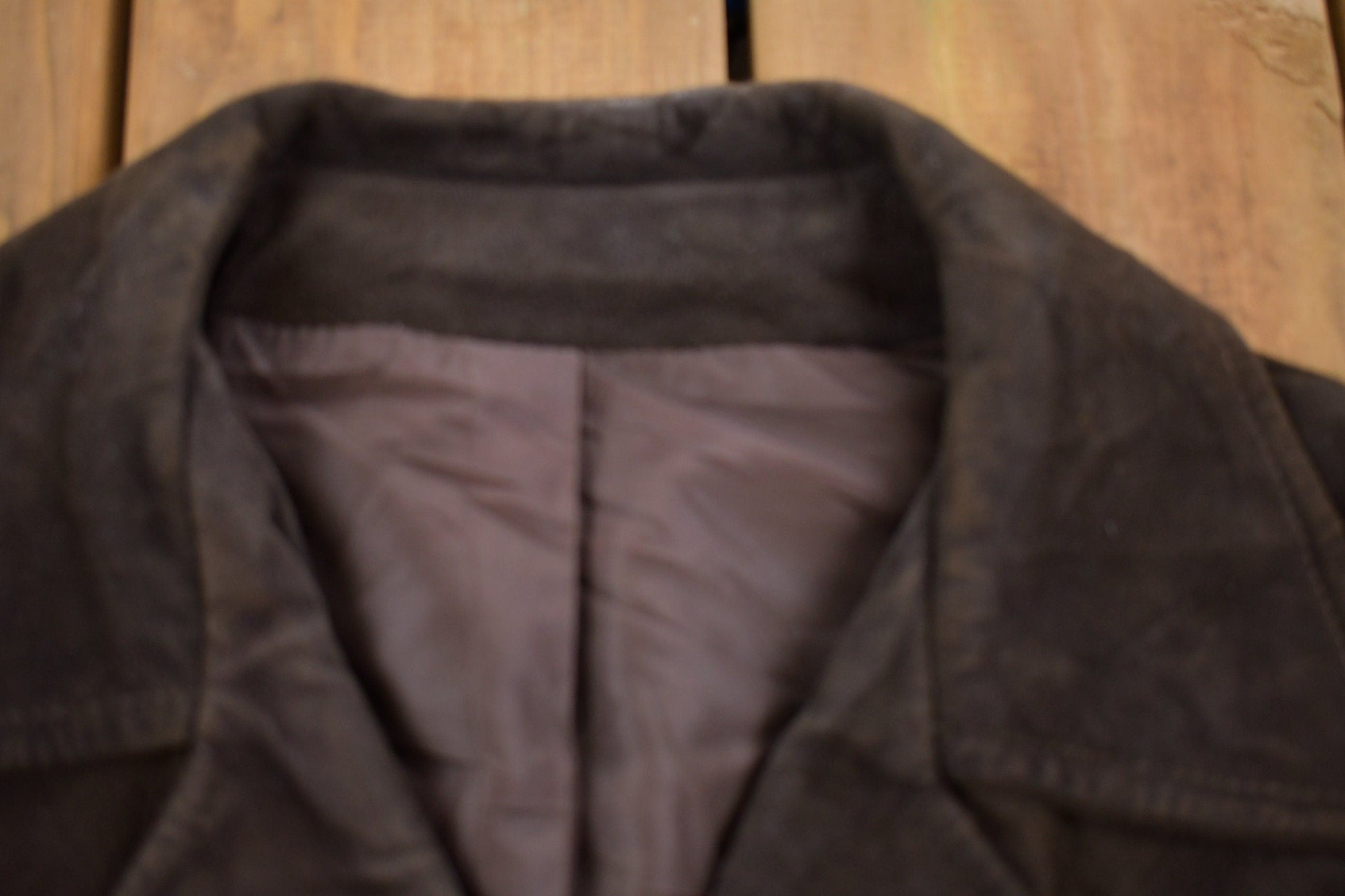 Vintage 1970s Brown Suede Leather Fringe Jacket Men's Small from propervintagecanada