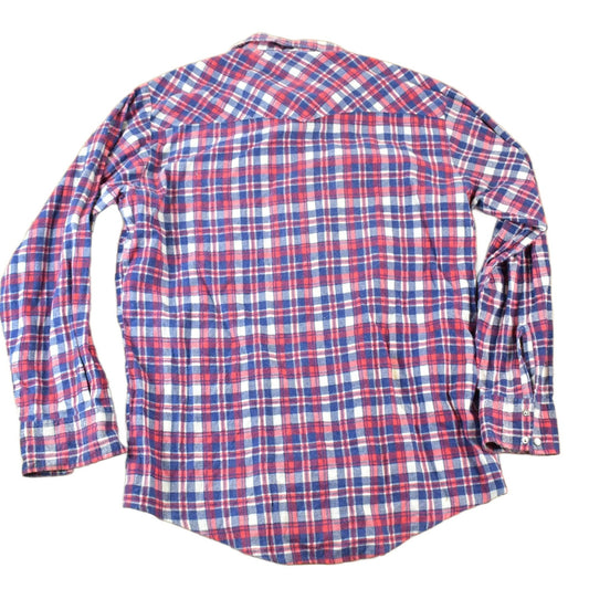 Vintage 1970s Bud Berma Westerner Button Up Shirt / Vintage Flannel / Plaid Button Up / Cowboy Shirt / Preppy Button Up from propervintagecanada