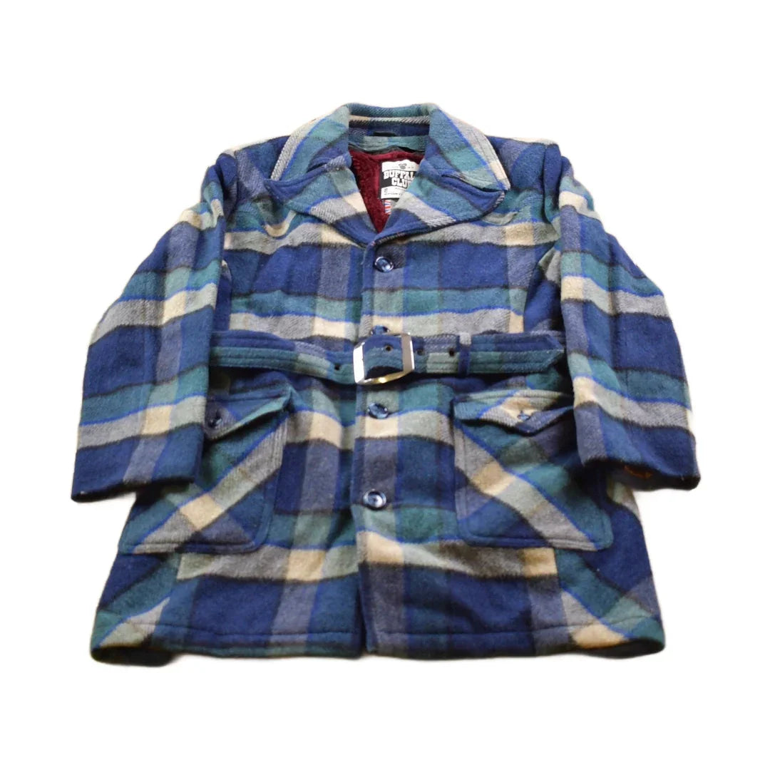 Vintage 1970s Buffalo Club Wool Lined Plaid Jacket Men's Medium from propervintagecanada