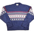 Vintage 1970s Buffalo Snowflake Knit Crewneck Sweater Mens M from propervintagecanada